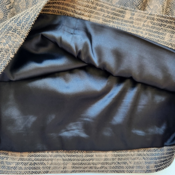 Edgy Snakeskin Print Mini Shift Dress Brown Sleeveless Soft Comfy Trendy Cute XS - Picture 9 of 16